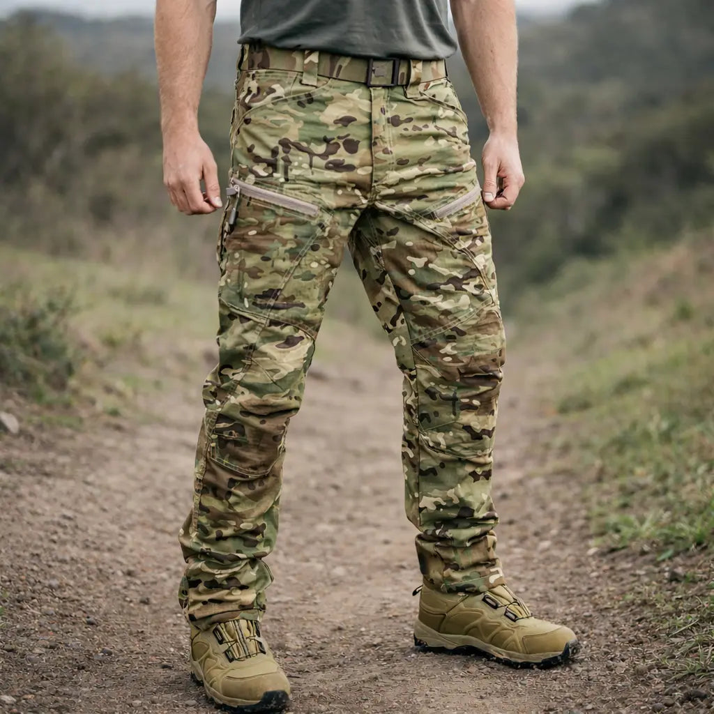 Men’s Waterproof Tactical Multicam Trousers | Built for Comfort, Durability & Flexibility