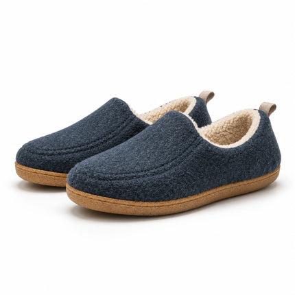 Unisex Orthopedic Warm Slippers – Fleece-Lined Supportive House Shoes