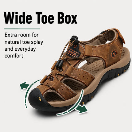 Men’s Orthopedic Comfort Sandals with Adjustable Straps