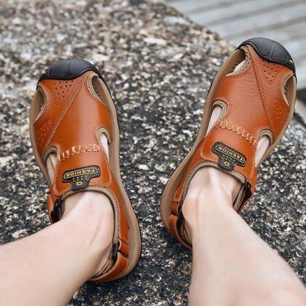 Men’s Extra Wide Toe Orthopedic Sandals with Adjustable Straps
