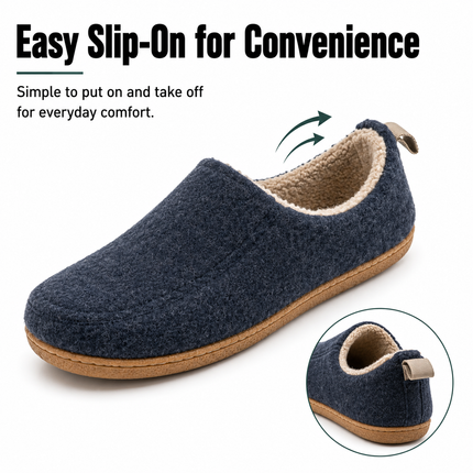 Winter Warm Slippers with Fleece Lining – Unisex