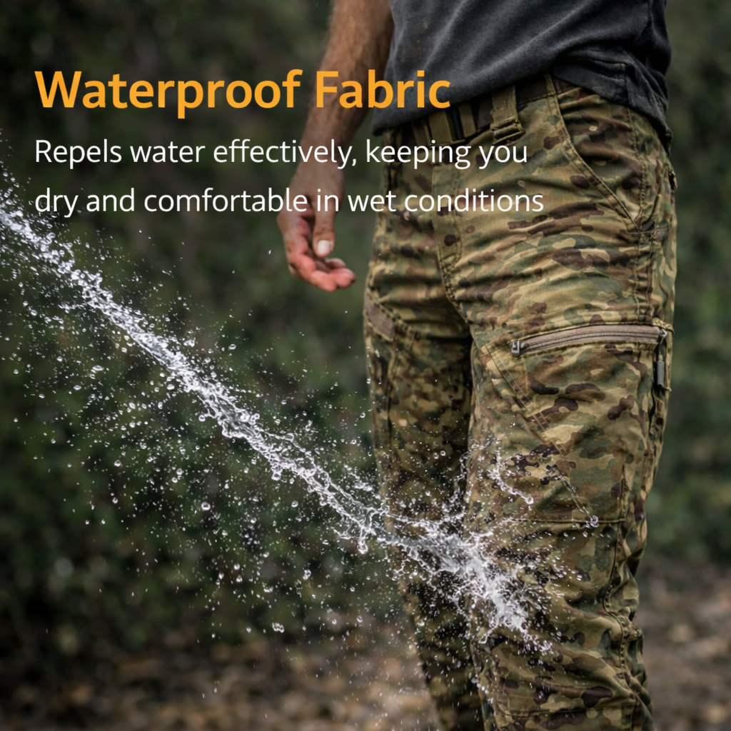 Men’s Waterproof Tactical Multicam Trousers | Built for Comfort, Durability & Flexibility