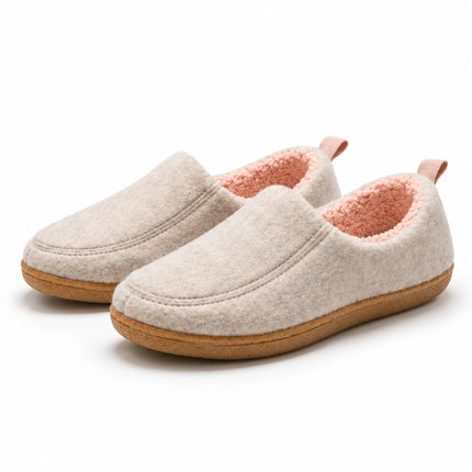 Unisex Orthopedic Warm Slippers – Fleece-Lined Supportive House Shoes