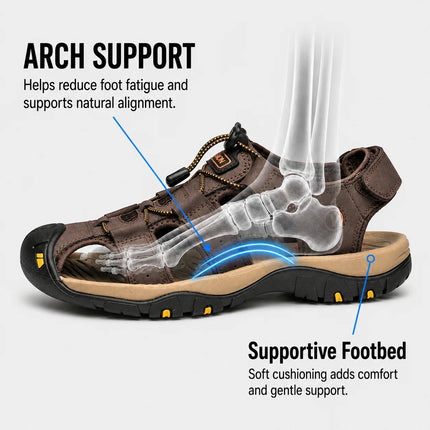 Men’s Orthopedic Comfort Sandals with Adjustable Straps