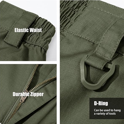 Men’s Outdoor Waterproof Tactical Work Trousers