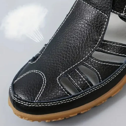 Orthopedic Wide Toe Box Leather Comfort Shoes