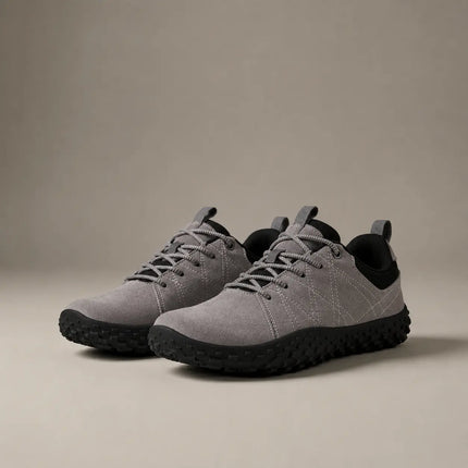 Orthopedic Suede Barefoot Hiking Trainers | Wide Toe Box Walking Shoes - Unisex