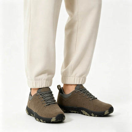 Orthopedic Suede Barefoot Hiking Trainers | Wide Toe Box Walking Shoes - Unisex