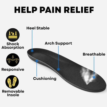 Wide Fit Orthopedic Walking Shoes for Swollen Feet with Adjustable Strap
