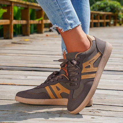 Women’s Orthopedic Suede Trainers | Non-Slip Comfort Walking Shoes