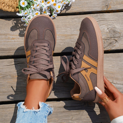Women’s Orthopedic Suede Trainers | Non-Slip Comfort Walking Shoes