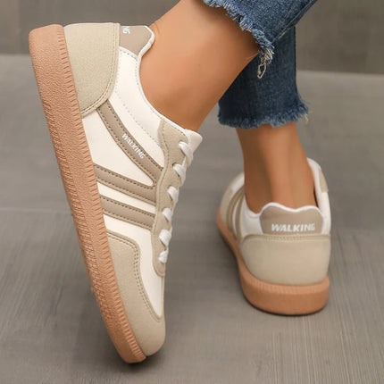 Women’s Orthopedic Suede Trainers | Wide Fit Comfort Shoes