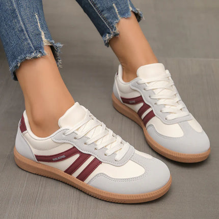 Women’s Orthopedic Suede Trainers | Wide Fit Comfort Shoes