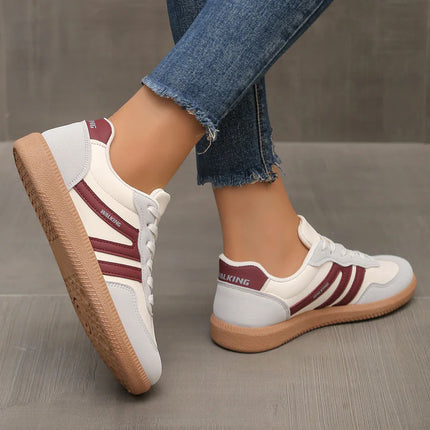 Women’s Orthopedic Suede Trainers | Wide Fit Comfort Shoes