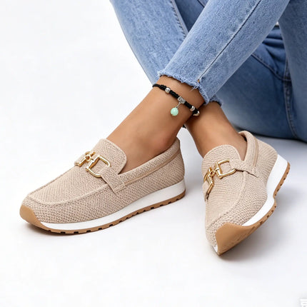 Women’s Wide Fit Orthopedic Loafers | Slip-On Comfort Shoes