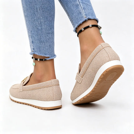 Women’s Wide Fit Orthopedic Loafers | Slip-On Comfort Shoes