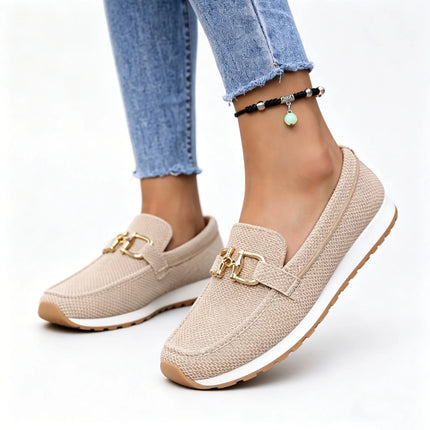 Women’s Wide Fit Orthopedic Loafers | Slip-On Comfort Shoes