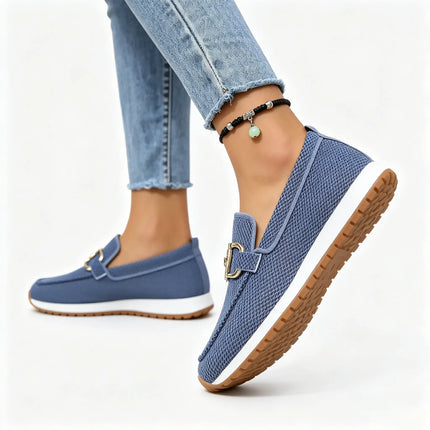 Women’s Wide Fit Orthopedic Loafers | Slip-On Comfort Shoes