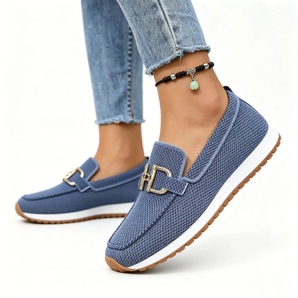 Women’s Wide Fit Orthopedic Loafers | Slip-On Comfort Shoes