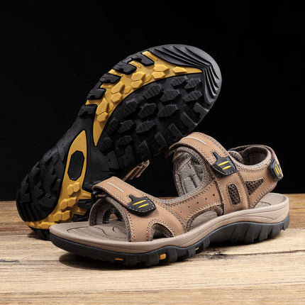 Men’s Wide Toe Box Adjustable Orthopedic Support Sandals