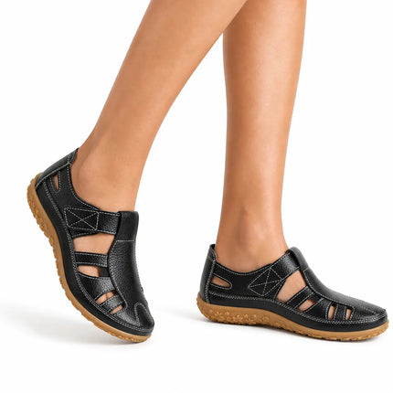 Orthopedic Wide Toe Box Leather Comfort Shoes