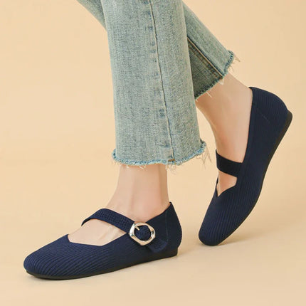 Women's Orthopedic Breathable Mary Jane Flats