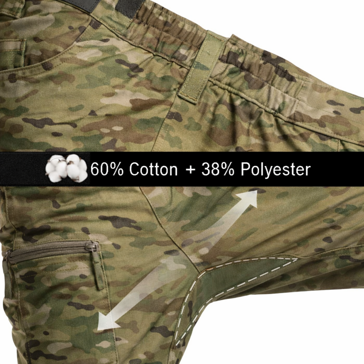 Men’s Waterproof Tactical Multicam Trousers | Built for Comfort, Durability & Flexibility