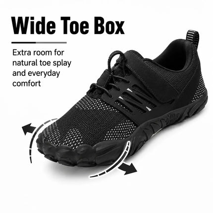 Lightweight Orthopedic Barefoot Shoes with Wide Toe Box – Unisex Flexible Comfort Walking Shoes