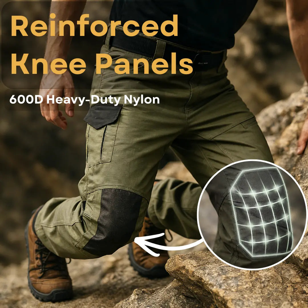 Men's Urban Cargo Pants Waterproof Ripstop Tactical Trousers