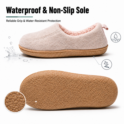 Winter Warm Slippers with Fleece Lining – Unisex